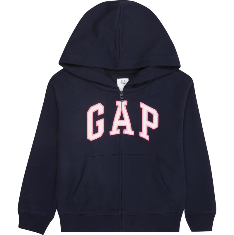 GAP Tepláková bunda námornícka modrá / ružová / pastelovo ružová 62134022