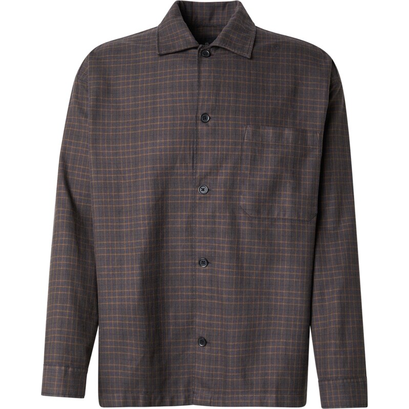 JACK & JONES Košeľa JPRBLAMADISON tmavobéžová / námornícka modrá / 61946475