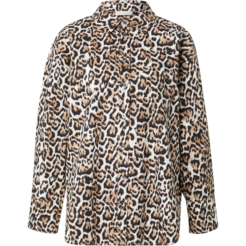 Freequent Blúzka MALAY farba ťavej srsti / čierna / vaječná škrupina 61949917