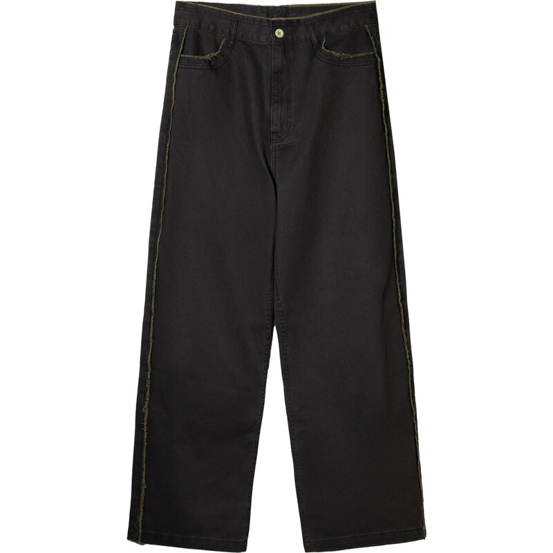 Bershka Nohavice čierna 63156970