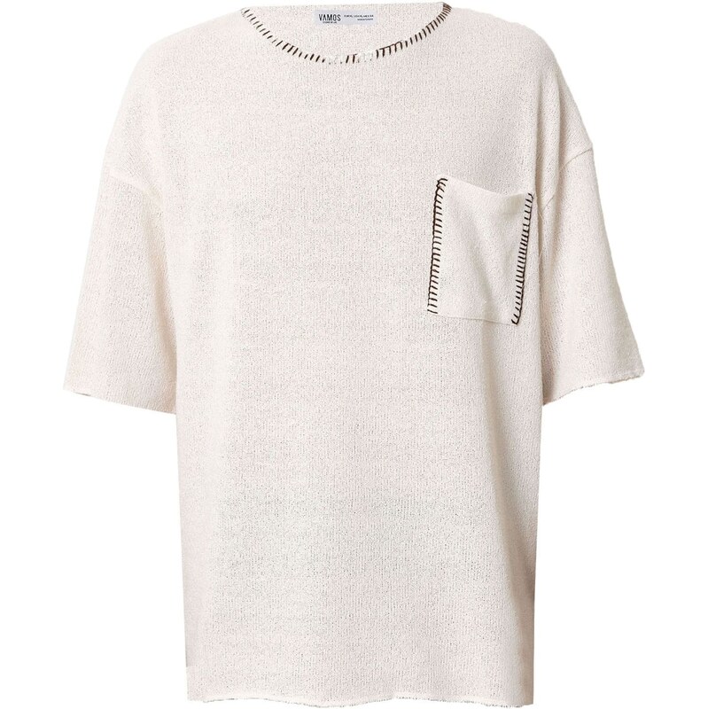 VAMOS CLO Tričko antracitová / šedobiela 62053057