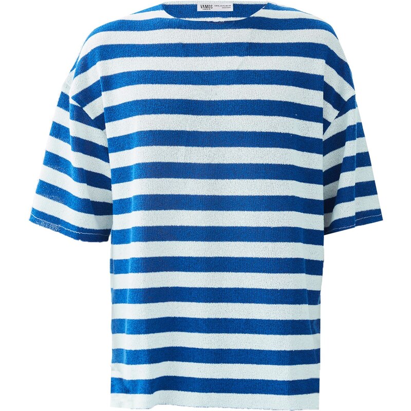 VAMOS CLO Tričko modrá / biela 62053061