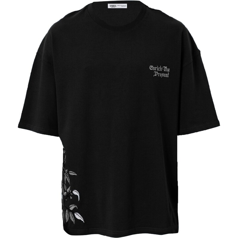 VAMOS CLO Tričko čierna / biela 62053063