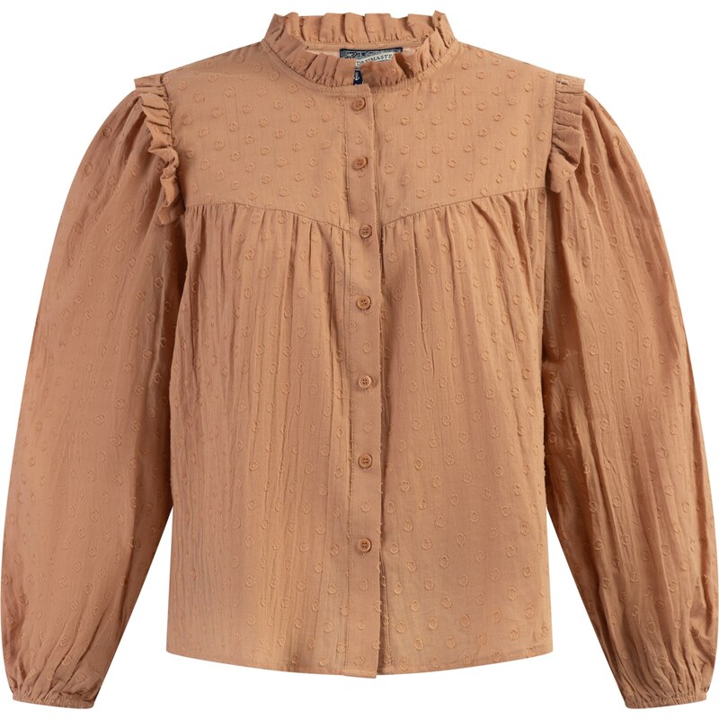 DreiMaster Vintage Blúzka Abrel hnedá 63143926