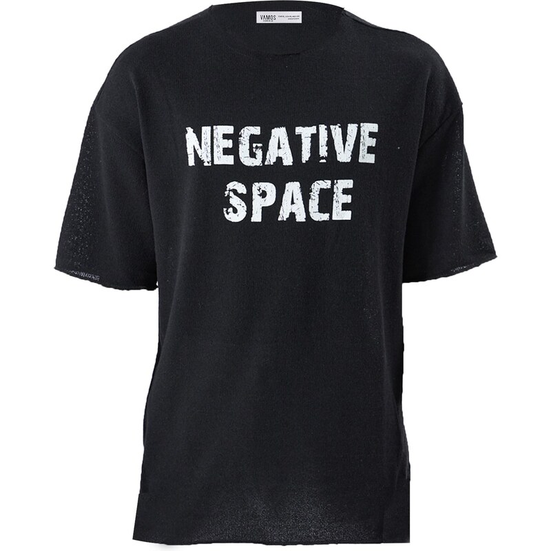 VAMOS CLO Tričko čierna / biela 62053078