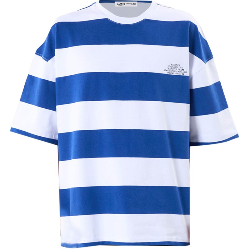 VAMOS CLO Tričko modrá / biela 62053091