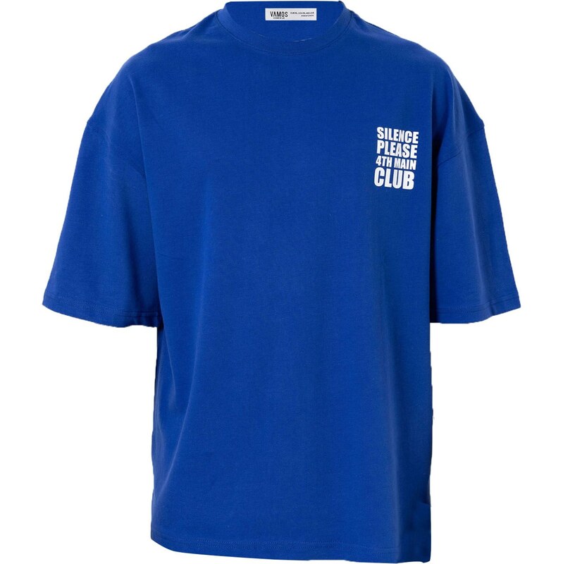 VAMOS CLO Tričko kráľovská modrá / biela 62053105