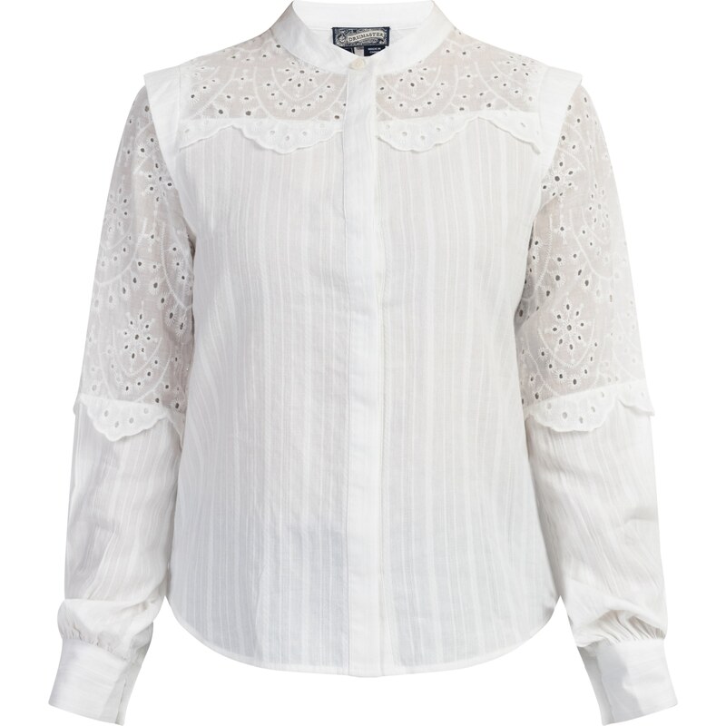 DreiMaster Vintage Blúzka šedobiela 63198545