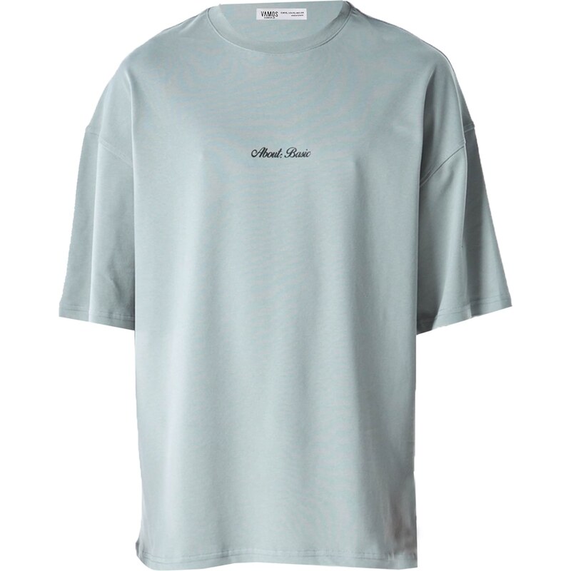 VAMOS CLO Tričko svetlomodrá / tmavosivá 62053130