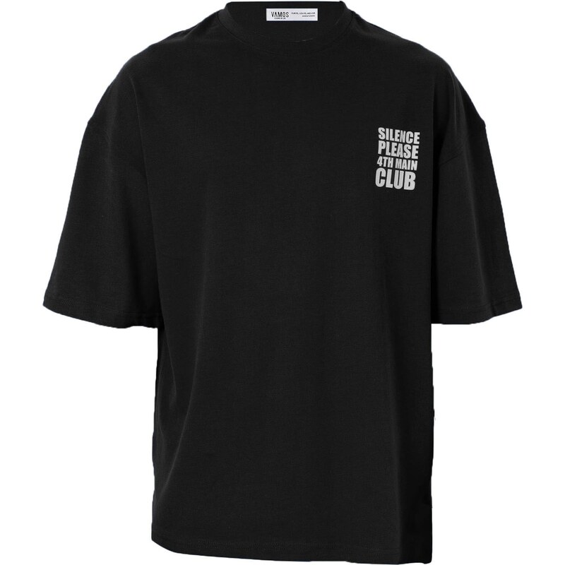 VAMOS CLO Tričko čierna / biela 62053134