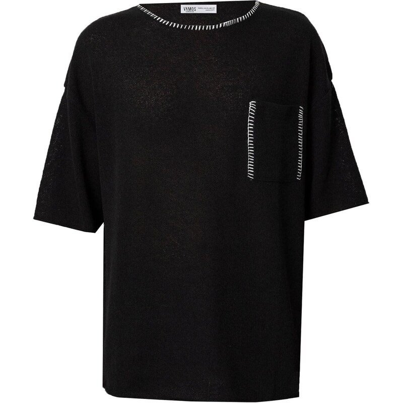 VAMOS CLO Tričko čierna / biela 62053146