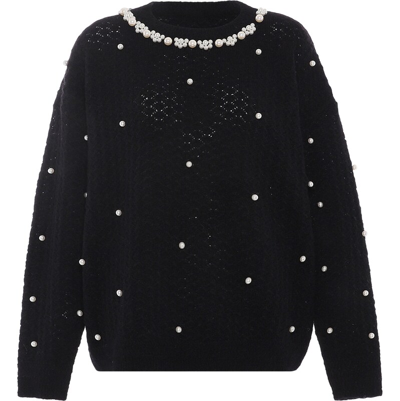 faina Sveter čierna / perlovo biela 62239535