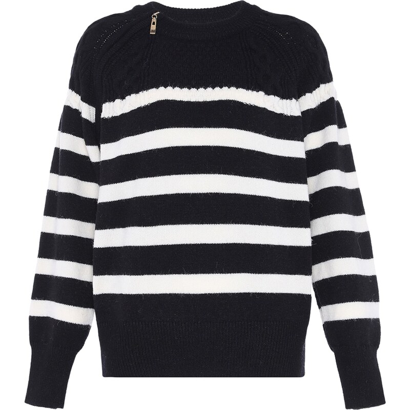 faina Sveter čierna / biela 62239548