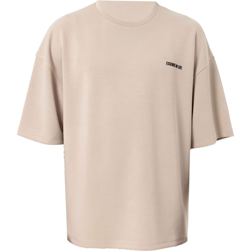 VAMOS CLO Tričko Japanese Iris kamenná / čierna 62053225