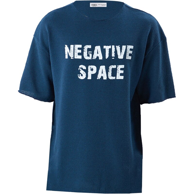 VAMOS CLO Tričko petrolejová / biela 62053239