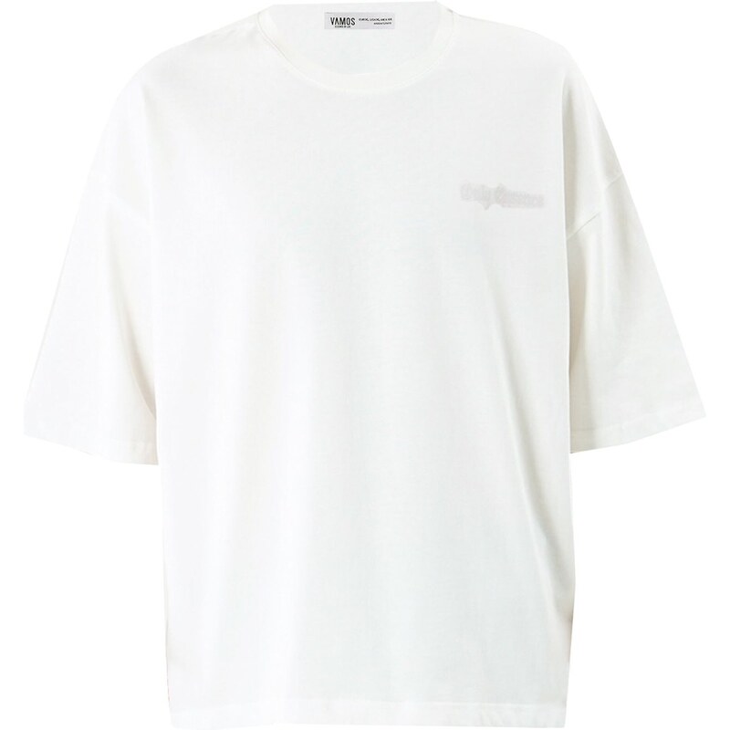 VAMOS CLO Tričko šedobiela 62053248