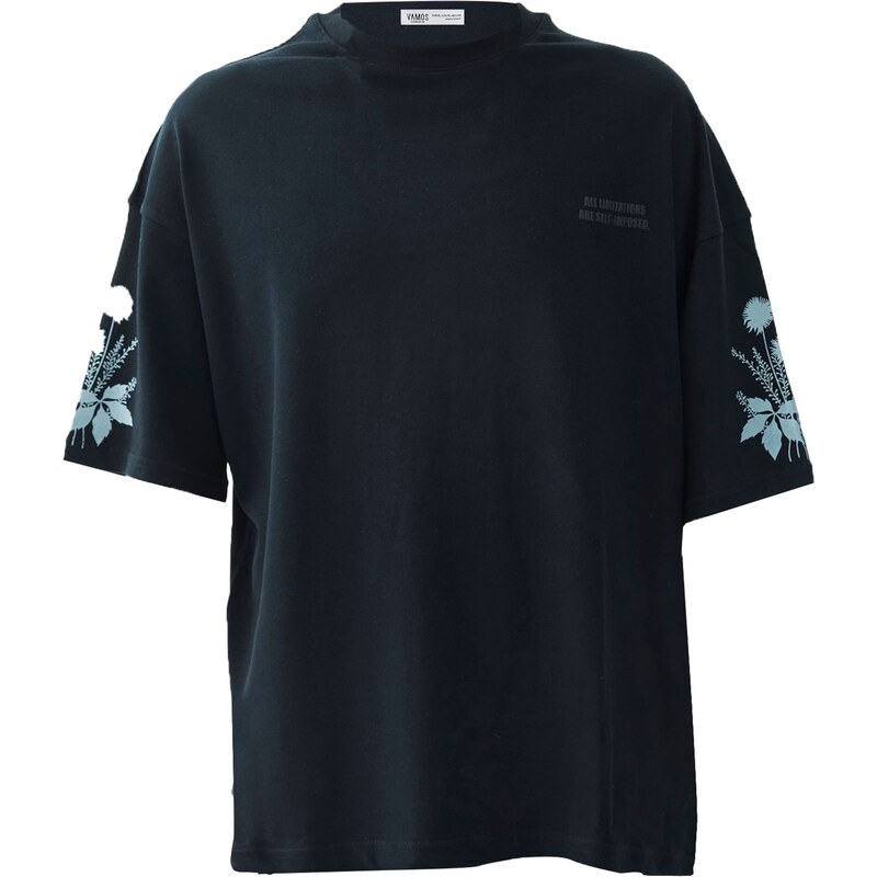 VAMOS CLO Tričko Everlasting Daisy zmiešané farby / čierna 62053270