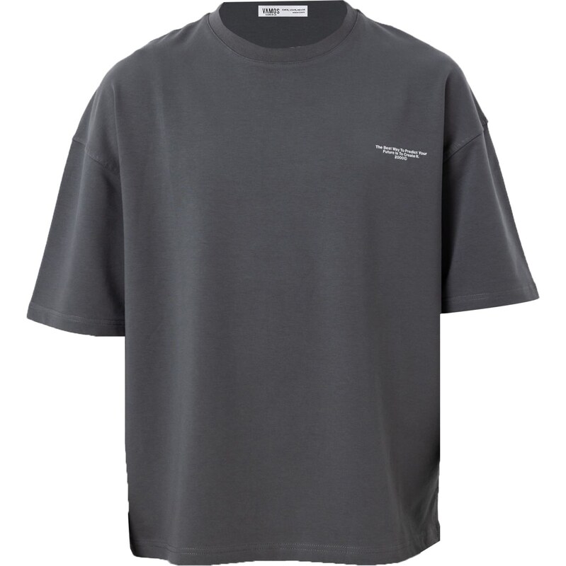 VAMOS CLO Tričko sivá / biela 62053290