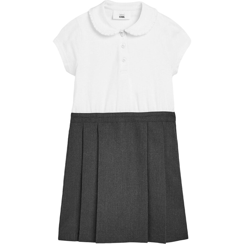 Next Šaty antracitová / biela 62462698