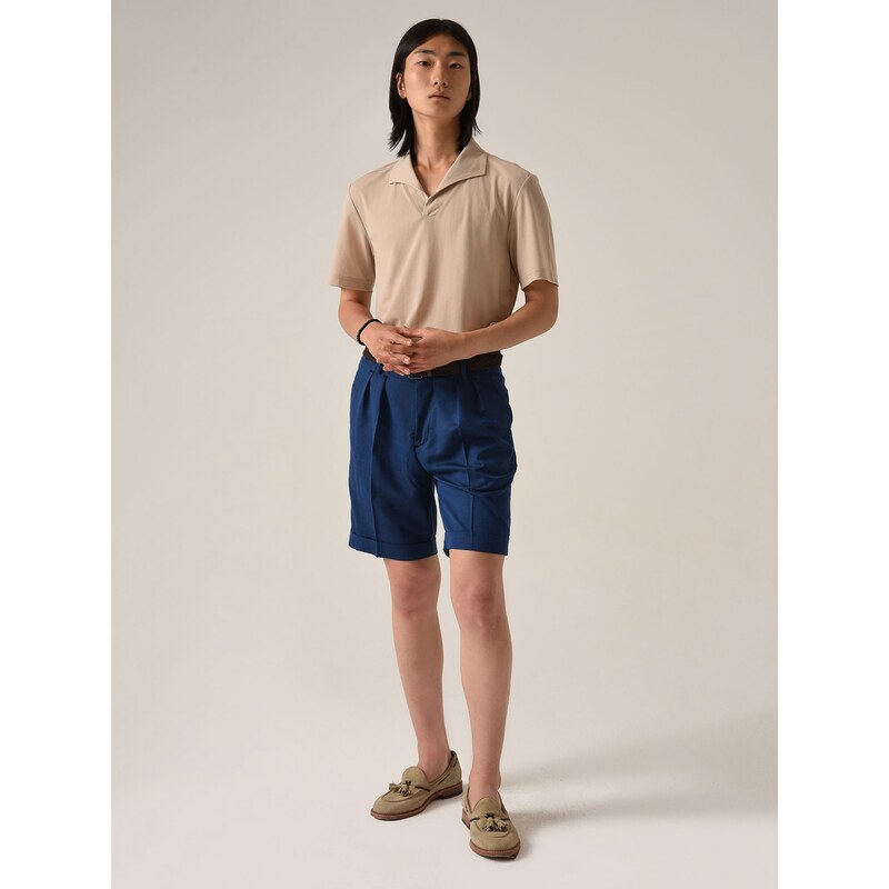 Antioch Plisované nohavice indigo 61974028