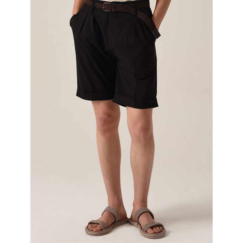 Antioch Plisované nohavice čierna 61974030