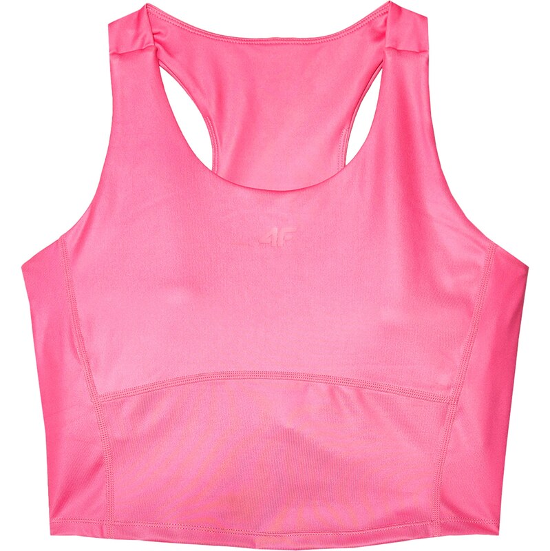 4F Športový top svetloružová 62847052