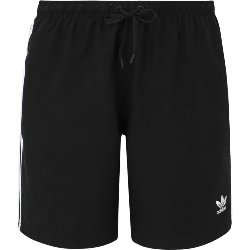 ADIDAS ORIGINALS Plavecké šortky Adicolor čierna / biela 62693411