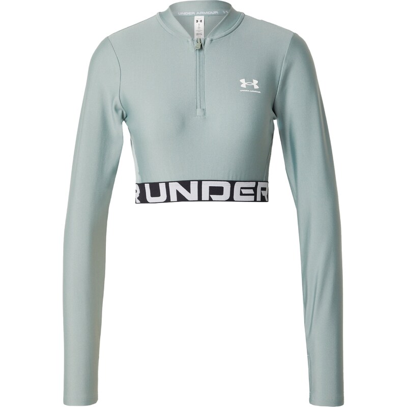 UNDER ARMOUR Funkčné tričko HeatGear svetlozelená / čierna / biela 63211992