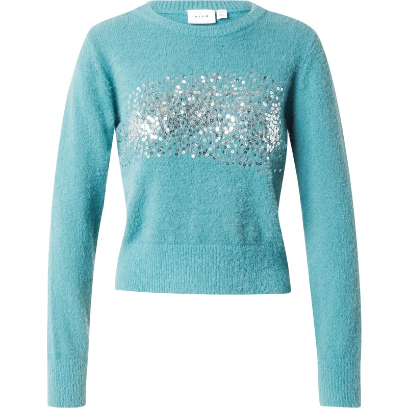 VILA Sveter VICANA svetlomodrá 63154016