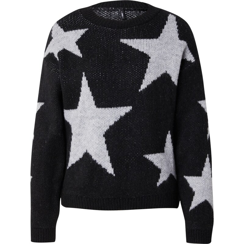 ONLY Sveter ONLJESSICA sivá / čierna 62053524