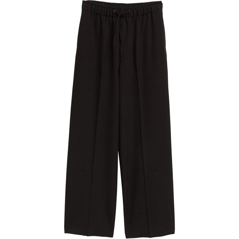 TOM TAILOR DENIM Nohavice s pukmi čierna 61974230