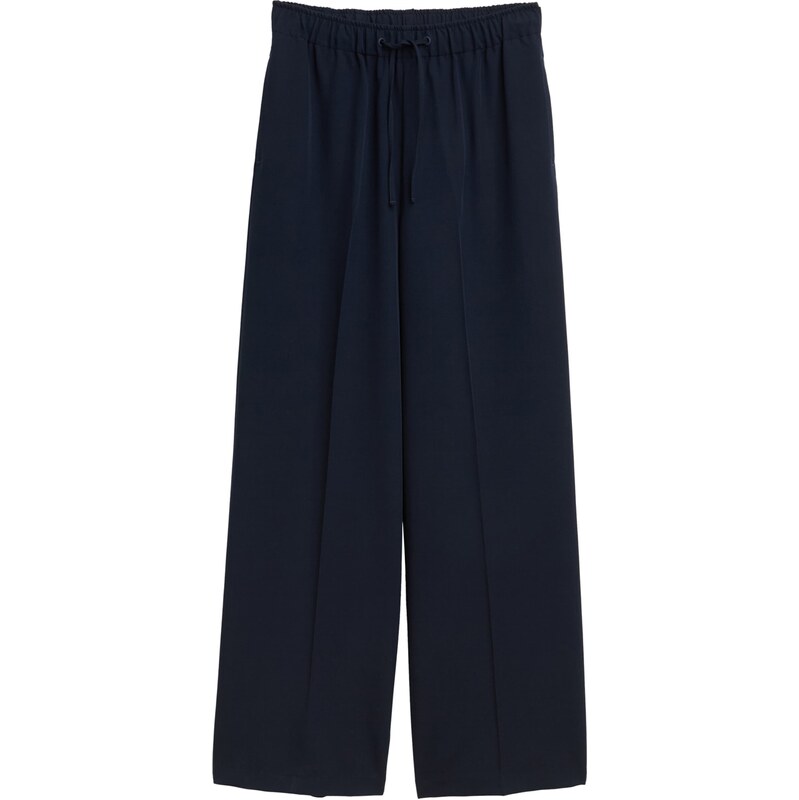 TOM TAILOR DENIM Nohavice s pukmi tmavomodrá 62127802