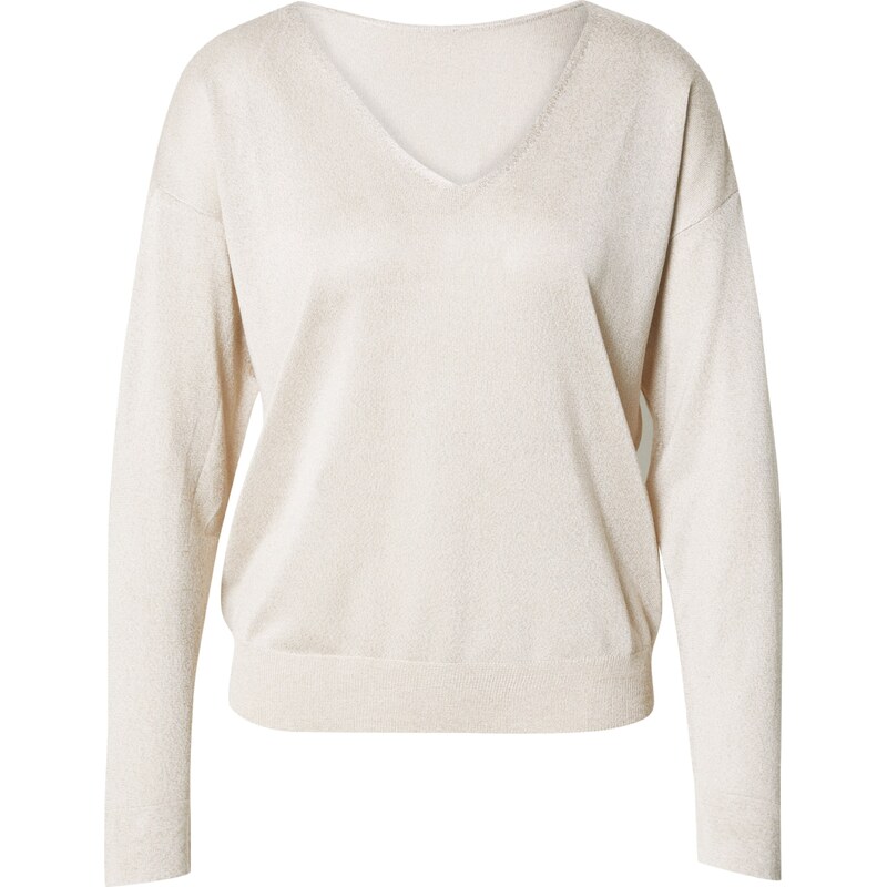VILA Sveter VINovy prírodná biela 63154633