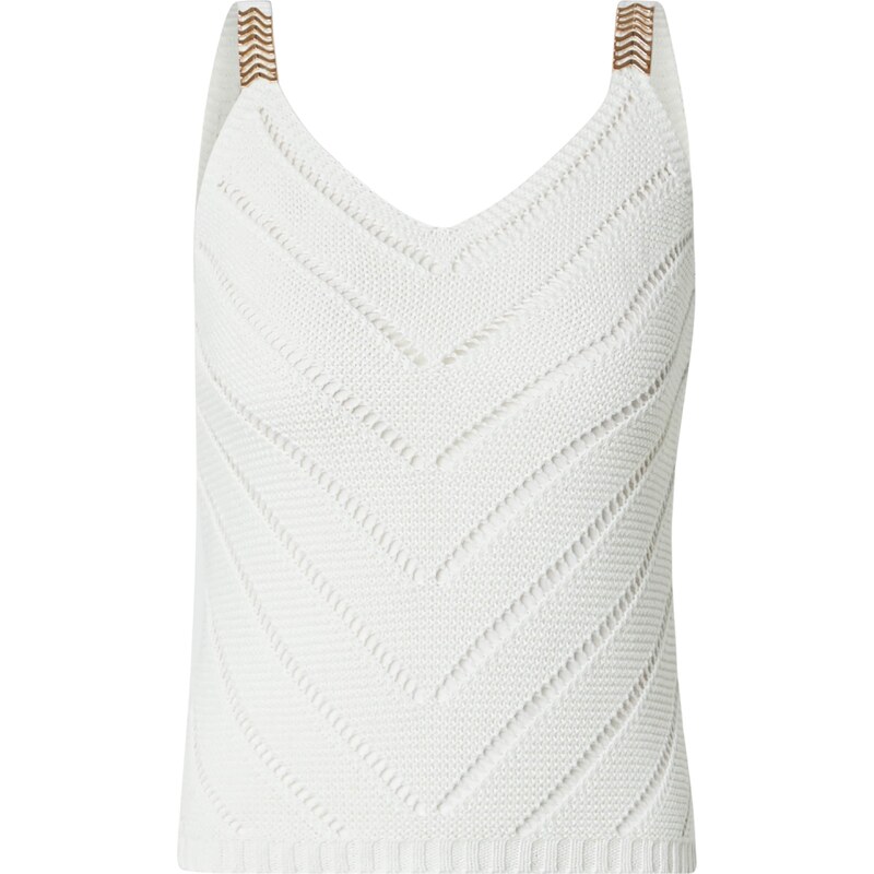 Morgan Vyšívaný top šedobiela 62164265