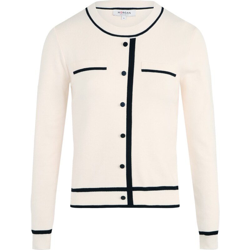 Morgan Tričko slonová kosť 62164325