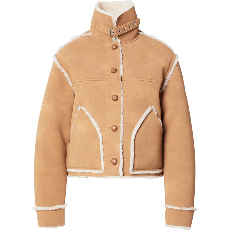 Monki Prechodná bunda krémová / koňaková 63156275