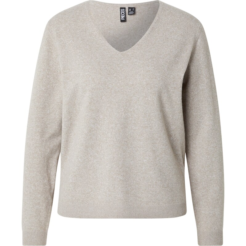 PIECES Sveter PCBree béžová melírovaná 62127817