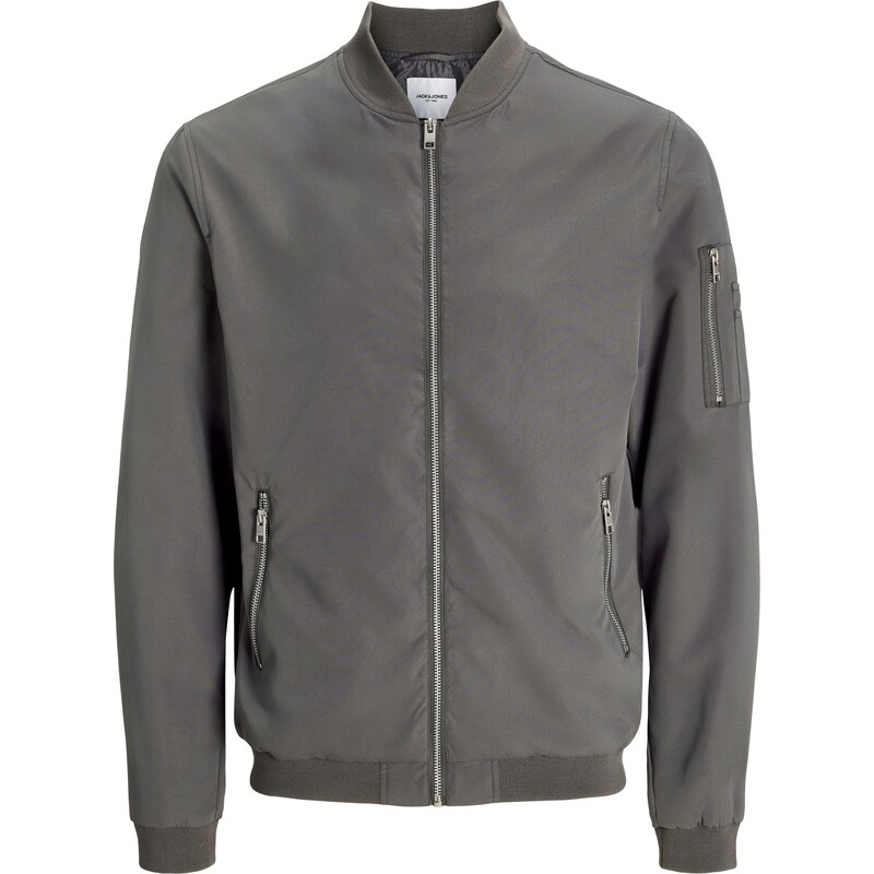 JACK & JONES Prechodná bunda JJERush tmavosivá 61985112