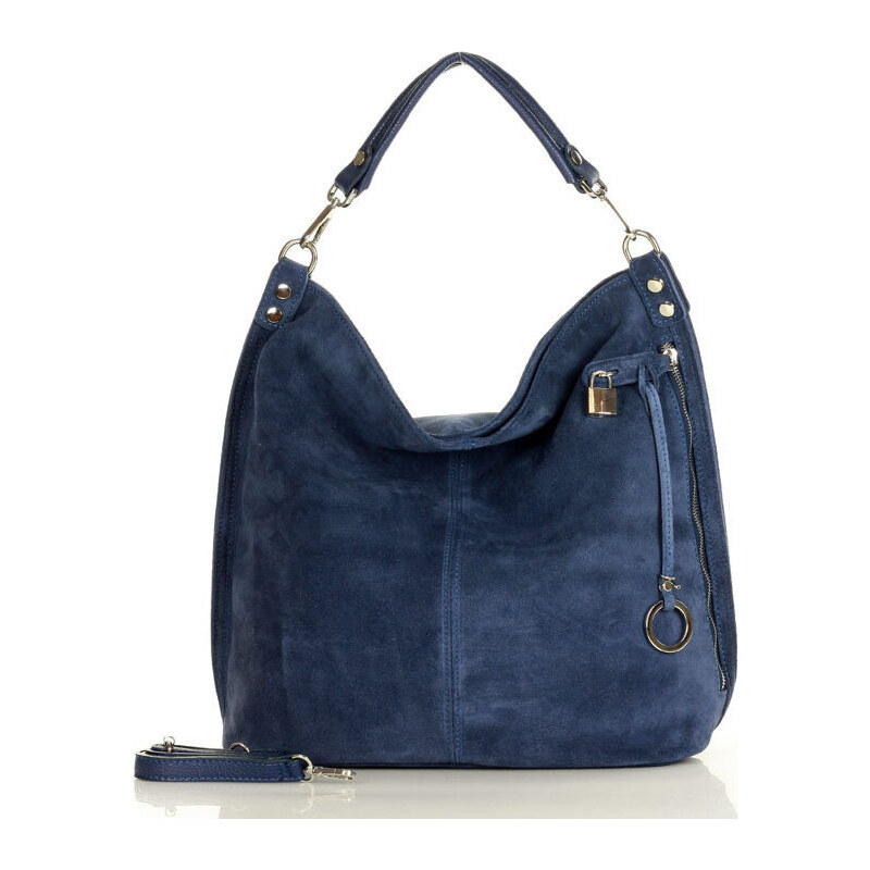 BASIC MAZZINI Modrá shopper kabelka s92p 24642325