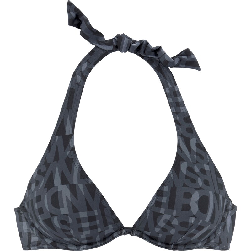 Elbsand Bikinový top sivá / čierna melírovaná 62163751