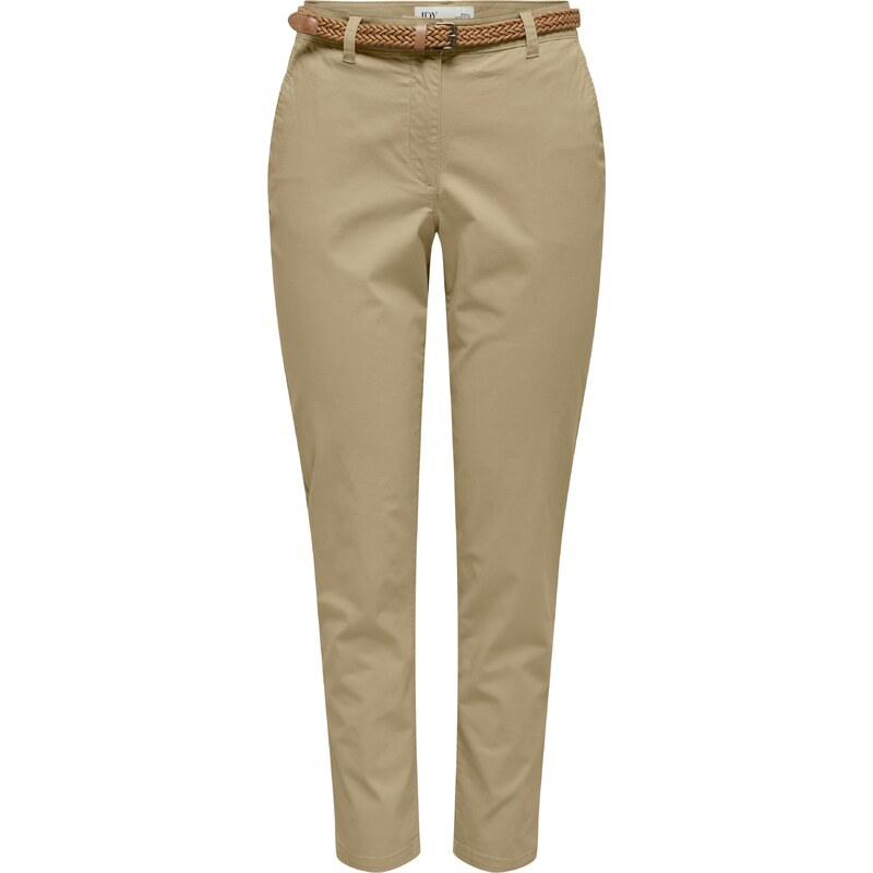 JDY Chino nohavice JDYChicago tmavobéžová 62044627