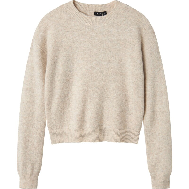 LMTD Sveter NLFLODET béžová melírovaná 61963874