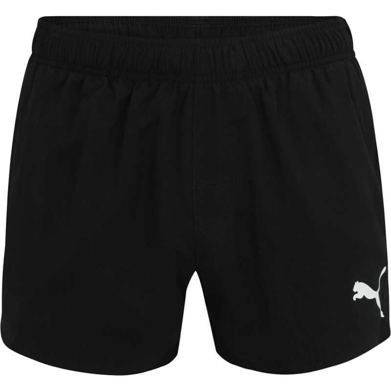 PUMA Plavecké šortky čierna / biela 61965005