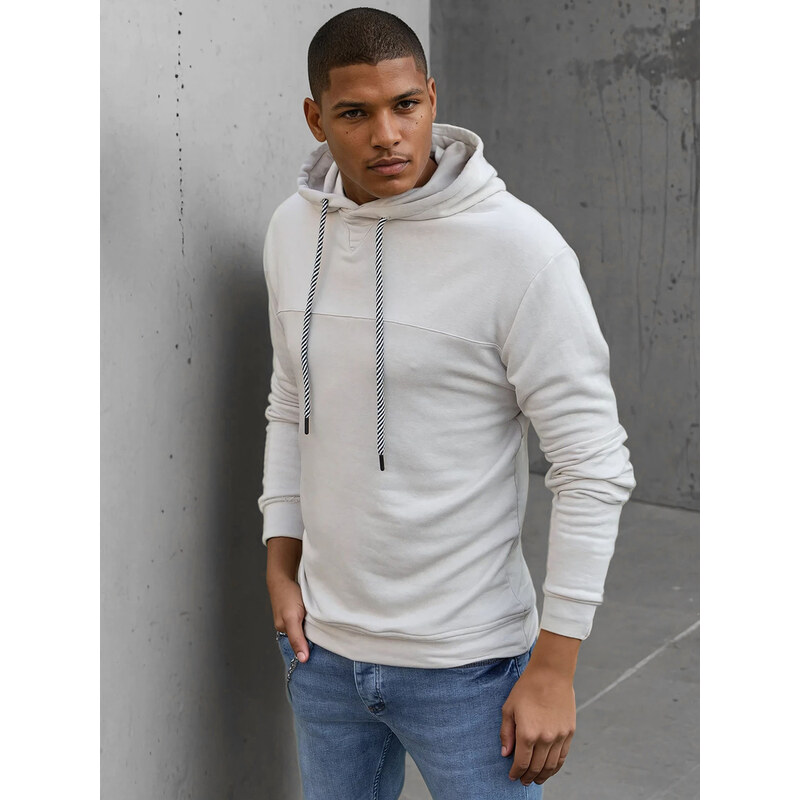 Pánska mikina s kapucňou Farba sivá DSTREET BX5471 65636563