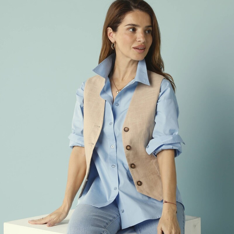 Vesta pre nižšiu postavu béžová 036 Blancheporte 61971457