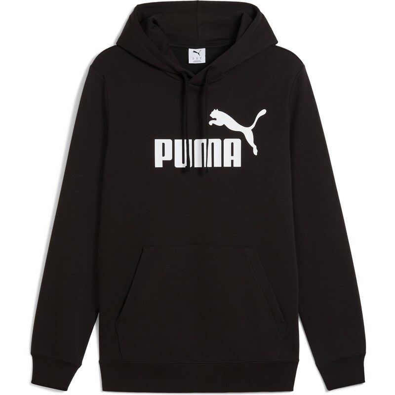 PUMA Športová mikina Essentials No. 1 čierna / biela 61974273