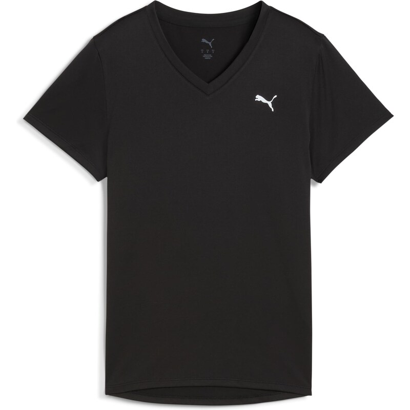 PUMA Funkčné tričko Tad Essential čierna / biela 61974460