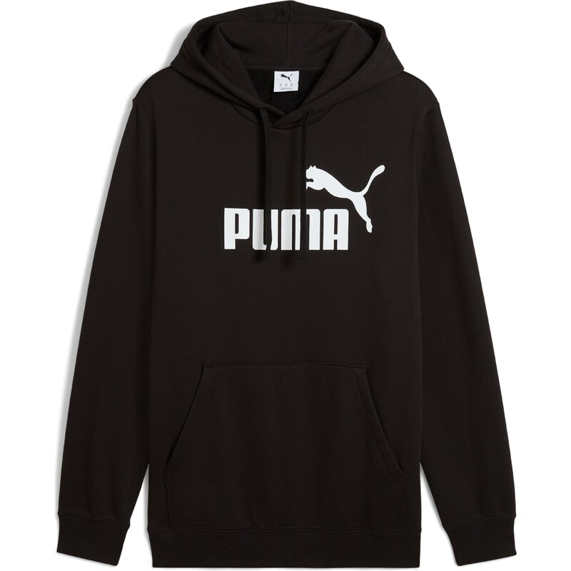 PUMA Mikina Ess No. 1 čierna / biela 61974774