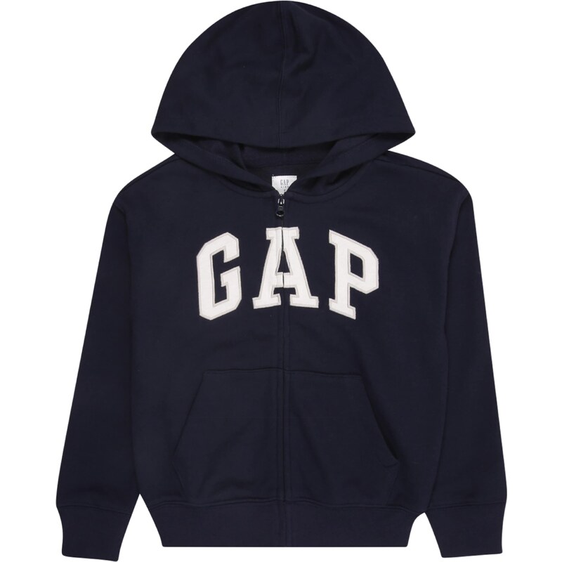 GAP Tepláková bunda HERITAGE čierna / šedobiela 61974795