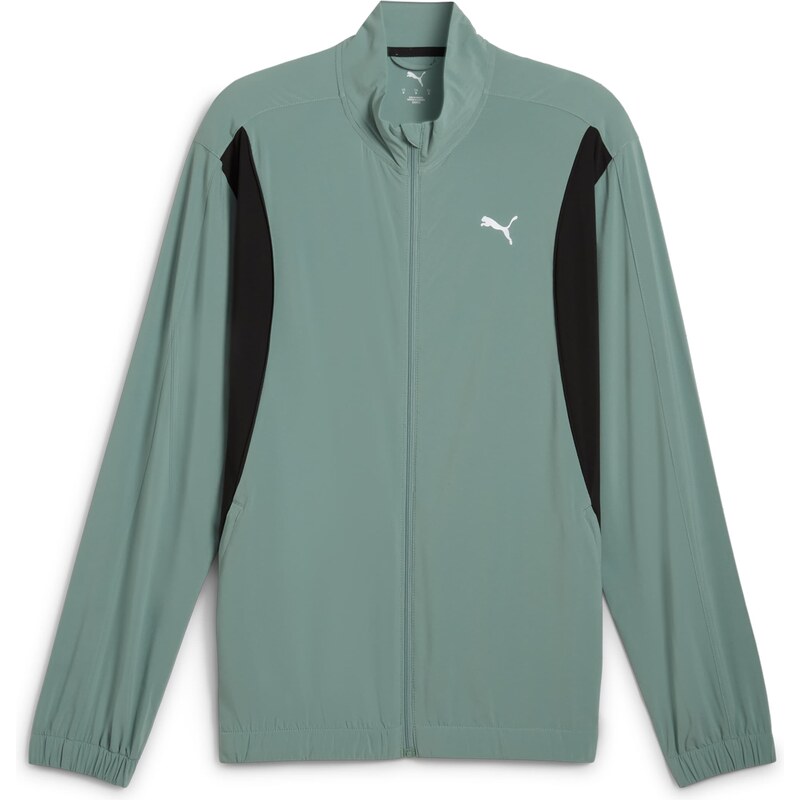 PUMA Športová bunda Velocity pastelovo zelená / čierna 61974266